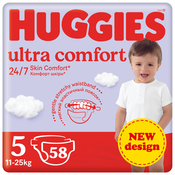 HUGGIES® Jednokratne pelene Ultra Comfort Mega 5 (11-25 kom) 58 kom