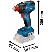 BOSCH Aku rotacioni udarni odvrtac GDX 18V-200/ SOLO u kartonskoj kutiji