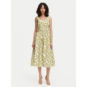 French Connection Poletna obleka Citrus Barletta 719R5 Rumena Regular Fit