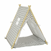 SoBuy SoBuy otroški igralni šotor s talno podlogo v skandinavskem slogu, (20815237-c1144467)