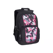 PULSE Vision army pink - 121228  Školski ranac, Crna/Roze