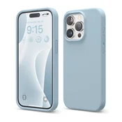 Infostyle Elago tekoči silikonski ovitek iPhone 15 Pro – nebesno modra