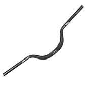 shumee Aluminijasto kolo krmilo 780 mm dvig 90 mm črne barve