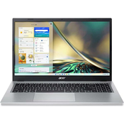Laptop ACER Aspire 3 NX.KSJEX.006/ Ryzen 7 5700U, 16GB, 512GB SSD, AMD Radeon Graphics, 15.6 FHD IPS, bez OS, srebrni