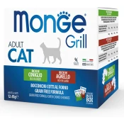 Monge Superpremium Hrana za macke, Zecetina i jagnjetina, 12x85g
