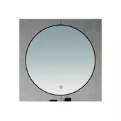 Brilagi-LED kopalniško ogledalo NOVARA LED/19W/230V 60 cm črno IP44 CRI 90 zatemnjevanje + CCT