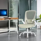 Songmics Pisarna stol 66x60x99-107 cm Bež