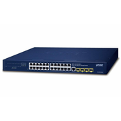 Planet GS-4210-24T4S Stikalo L2, 24x1Gb, 4x1Gb SFP, QoS, brez ventilatorja