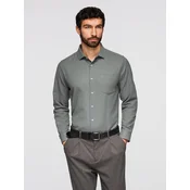 Ombre Mens REGULAR FIT shirt with pocket - gray