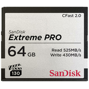 SanDisk Extreme Pro CFAST 2.0 64 GB 525 MB/s VPG130 ZAMENJAVA ZA 139715