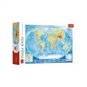 Trefl - Puzzle Great map of the world - 4 000 kosov