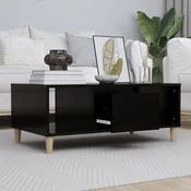 Stolic za kavu crni 90 x 50 x 36,5 cm od konstruiranog drva