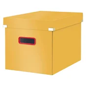 LEITZ COSY-WOW škatla za shranjevanje s pokrovom, 320x310x360, rumena 53470019