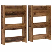 Vidaxl omara za čevlje 2 szt. Star les 60 x 18 x 90 cm Konstruiran les