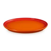Jedilni krožnik COUPE 27 cm, FLAME, kamnita posoda, Le Creuset