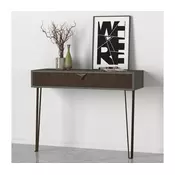 Zidni stolić LINEA 78x90 cm smeđa/antracit
