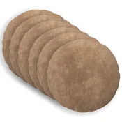 vidaXL Prevleka za blazino 6 pcs HEERLEN Taupe O 40 cm Mikrofibra