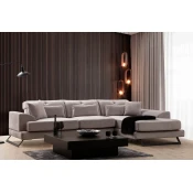 Atelier del Sofa Ugaona garnitura Frido 100x92x308cm Svetlosiva