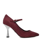 Čevlji z visoko peto Nine West CEO-LP90858-296 Bordo rdeča