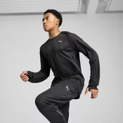 Mens Puma CLOUDSPUN Long Sleeve Running Top, Black, Size S, Clothing