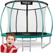 shumee Profilirani vrtni trampolin 8ft/252cm z notranjo mrežo Neo-Sport