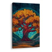 Slika sijoče drevo življenja ponoči - 80x120