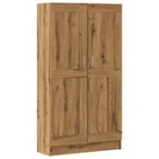 Vidaxl Knjižna omara artisan hrast 82,5x30,5x150 cm inženirski les