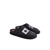 Classic Mens Slippers Big Star KK176003 Black