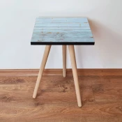 Hanah Home Klub sto Shp119, 35x42x35 cm, Svetloplavi