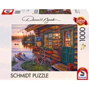 Schmidt Puzzle Koča ob jezeru 1000 kosov