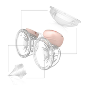 BabyOno komplet rezervnih delov za prsno črpalko Twinny KIT I – silikonska membrana + ventil
