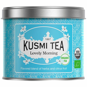Zeleni čaj LOVELY MORNING, 100 g čajnih listov v pločevinki, Kusmi Tea