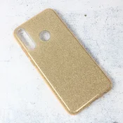Torbica Crystal Dust za Huawei Y6p zlatna