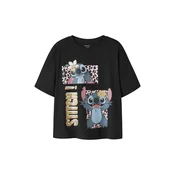 NAME IT Majica NKFJyna Stitch mešane barve / črna