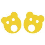 Matuska dena bear rings 160x38mm yellow