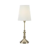 Markslöjd 108970 - Namizna svetilka NOBLE 1xE14/40W/230V 66 cm bela/medenina