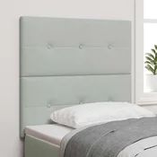 Uzglavlje Svijetlo siva 90 cm Baršun