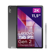Lenovo Tab P11 128 GB 29,2 cm (11.5) Mediatek 4 GB Wi-Fi 6E (802.11ax) Android 12 Sivo