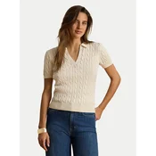 Lauren Ralph Lauren pulover s kratkimi rokavi ženski z viskozo