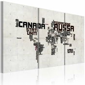Slika - What a wonderful World - Triptych 60x40