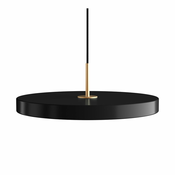 Črna LED viseča svetilka s kovinskim senčnikom o 43 cm Asteria Medium – UMAGE