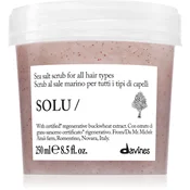 Davines Solu Sea Salt Scrub globinsko čistilni piling za vse tipe las 250 ml