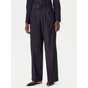 French Connection Jeans hlače 74ZAU Mornarsko modra Wide Leg