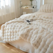 Mehka odeja | COZYGLAM, Bela