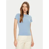 Guess Jeans Majica W4YI01 J1314 Svetlo modra Regular Fit