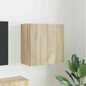 vidaXL TV stenska omara Sonoma hrast 59,5 x 31 x 60 cm Konstruiran les