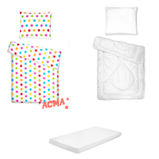 Posteljina set 5 elemenata za krevet 180x80 cm uzorak-29