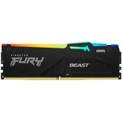 KINGSTON DIMM DDR5 32GB 6400MT/s KF564C32BBEA-32 FURY Beast Black RGB EXPO