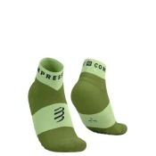 Nizke nogavice COMPRESSPORT Ultra Trail, barve senčne limete/lesene (T4 (EU 45-48))