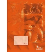 Šolski zvezek 424 oranžna